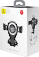 Baseus Osculum Univerzális mobiltelefon autós tartó - Fekete/Ezüst