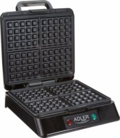 Adler AD 3036 Gofrisütő 1500W - Ezüst
