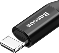 Baseus USB2.0 apa - Lightning apa iPhone töltőkábel 1m - Fekete
