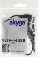 Akyga AK-AD-13 USB 2.0 HUB (4 port) - Fekete