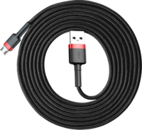 Baseus Cafule USB apa - MicroUSB apa Adat- és töltőkábel 2m - Fekete/Piros