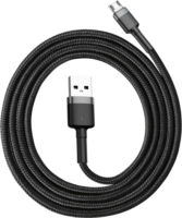 Baseus Cafule USB apa - MicroUSB apa Adat- és töltőkábel 1m - Fekete/Szürke