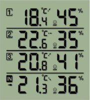 Bresser Temeo Hygro Quadro időjárás állomás - Fehér
