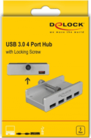 Delock 64046 USB 3.0 HUB (5 port) - Szürke