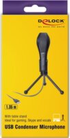 Delock 65939 Mikrofon - Fekete
