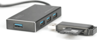 Digitus DA-70240-1 USB 3.0 HUB (4 port) - Fekete