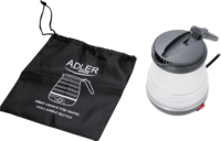 Adler AD 1279 Camping Utazó összecsukható vízforraló 0,6L - Fehér
