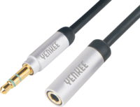 Yenkee JACK - JACK hosszabbító kábel 2m (3.5mm jack apa - 3.5mm jack anya)