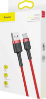 Baseus Cafule USB-A apa - USB-C apa Adat- és töltőkábel 1m - Piros