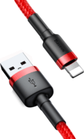 Baseus Cafule USB-A apa - Lightning apa iPhone töltőkábel 2m - Piros