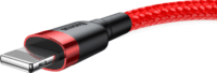 Baseus Cafule USB-A apa - Lightning apa iPhone töltőkábel 2m - Piros