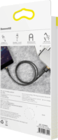 Baseus Cafule USB-A apa - Lightning apa iPhone töltőkábel 2m - Fekete/Arany