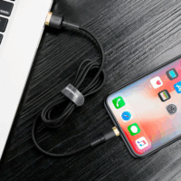 Baseus Cafule USB-A apa - Lightning apa iPhone töltőkábel 2m - Fekete/Arany