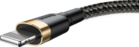 Baseus Cafule USB-A apa - Lightning apa iPhone töltőkábel 2m - Fekete/Arany