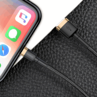 Baseus Cafule USB-A apa - Lightning apa iPhone töltőkábel 2m - Fekete/Arany