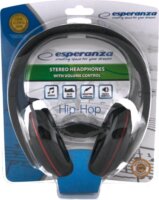 Esperanza Hip-Hop Sztereó fejhallgató Fekete