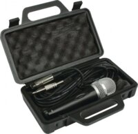 Nedis MPWD50CBK Vezetékes Mikrofon + utazótok - Fekete/Szürke