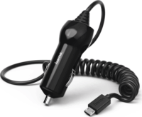 Hama Autós MicroUSB töltő 12W Fekete