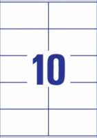 Avery Zweckform 105 x 57 mm Címke tintasugaras és lézer nyomtatóhoz (1000 db / csomag)