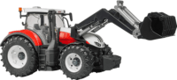 Bruder Steyr 6300 Terrus CVT Traktor elülső markolóval (1:16)