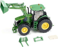 Siku Távirányítós John Deere 7310R Homokrakodóval és Bluetooth appal (1:32) - Zöld
