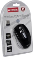 ActiveJet AMY-313 Vezeték nélküli Egér - Fekete/Ezüst