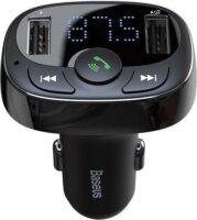 Baseus T-Typed Bluetooth FM Transmitter + Autós 2xUSB töltő LED képernyővel