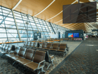 Stell SHO 3900 Single 40"-70" LCD TV/Monitor mennyezeti tartó Fekete