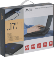 Rivacase 5557 17.3" laptop hűtőpad - Fekete