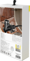 Baseus Y-type Autós 2xUSB + szivargyújtó töltő Fekete