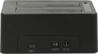 Delock 63957 HDD/SSD Dokkoló és klónozó állomás (USB 3.1 Type-C - SATA)