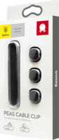 Baseus Peas Mágneses kábelrendező - Fekete