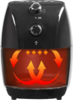 Bestron AAF300 PrepAir 1.5L Forrólevegős fritőz - Fekete