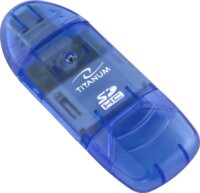 Esperanza Titanum Multi USB 2.0 Külső kártyaolvasó - Kék