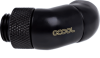 Alphacool G1/4 45° Vízcső csatlakozó - Fekete
