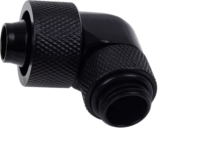 Alphacool 16/10mm G1/4 90° Vízcső csatlakozó - Fekete