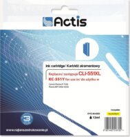 Actis (Canon CLI-551Y) Tintapatron Sárga