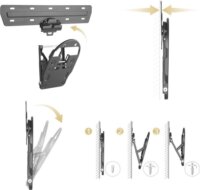 Maclean MC-806 50"-65" Samsung Q TV/Monitor fali tartó Fekete