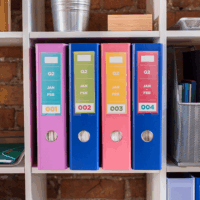 Brother CZ-1004 25 mm Feliratozógép szalag - Fehér alapon színes