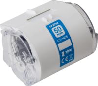 Brother CZ-1005 50 mm Feliratozógép szalag - Fehér alapon színes