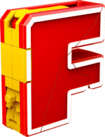 Guangdong Morphers betűk: F - Pterosaurus figura