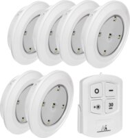 Maclean MCE165 Mennyezeti Elemes LED lámpa szett távirányítóval 6db - Fehér