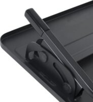 Maclean MC-831 Ergonomikus lábtámasz Fekete