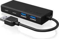 RaidSonic Icy Box B-HUB1426-U3 USB-C USB3.0 HUB (4 port) Fekete