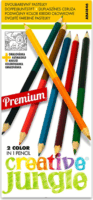 Sakota ABA1846 Creative Jungle 12 darabos Dupla színes ceruza készlet kifestővel