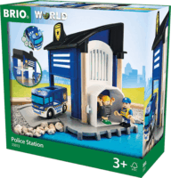 BRIO World Rendőrállomás börtönnel és rendőrautóval