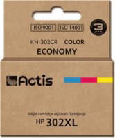 Actis (HP 302XL F6U67AE) Tintapatron Tricolor