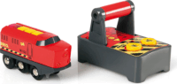 BRIO World Távirányítású mozdony - Piros