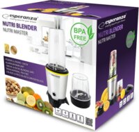 Esperanza Nutri Master EKM028 Turmixgép - Fekete/Ezüst