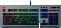 Thermaltake Level 20 RGB Titanium (Blue Switch) USB Gaming Billentyűzet US - Szürke